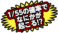 1/55の確率で何かが起こる!?