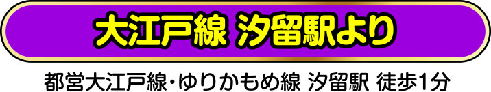 大江戸線 汐留駅より